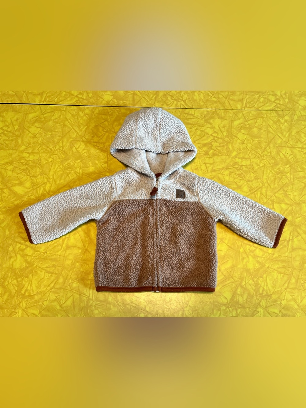 Carter’s Size 3 Months Rust and Sand Jacket